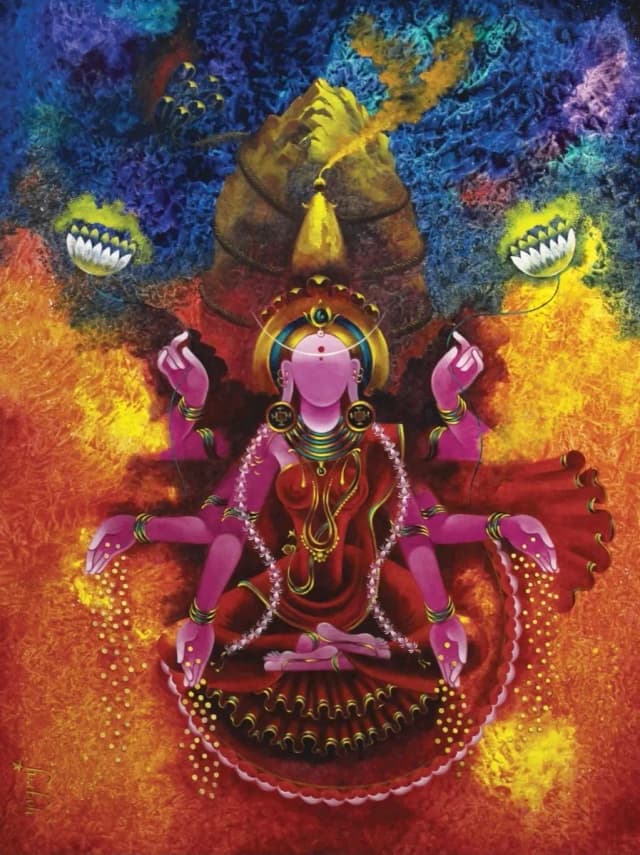 Goddess Dhanalakshmi-III