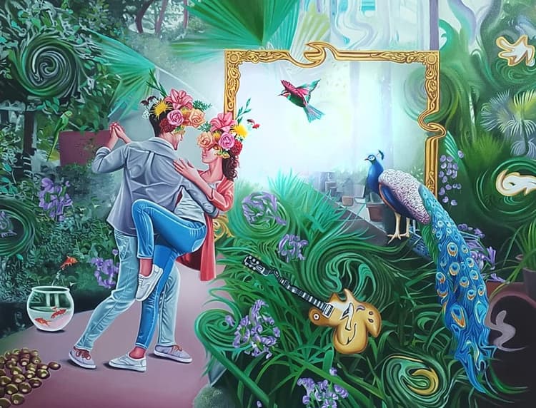 The Light Beyond the Garden Wall by Suraj Kumar Kashi